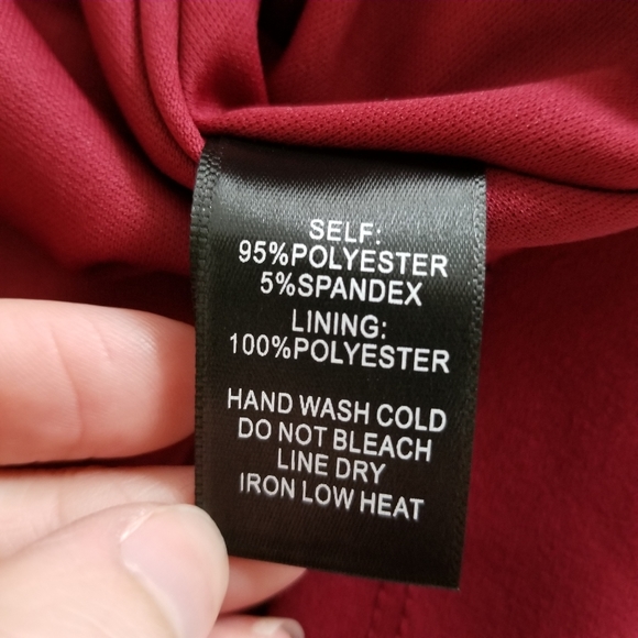 NWT Lulu's wine red cutout skater dress - Picture 6 of 7